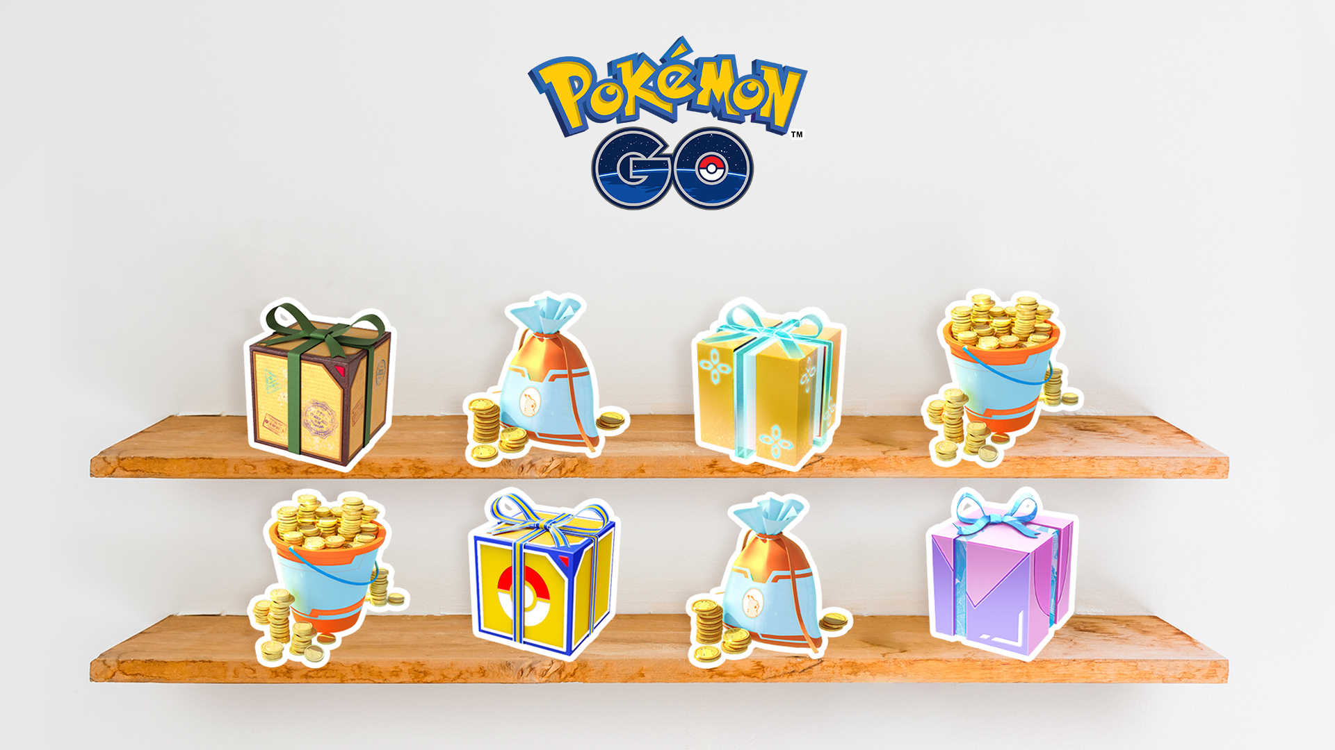 Pokémon GO 官方网页商店礼包与商品宣传图